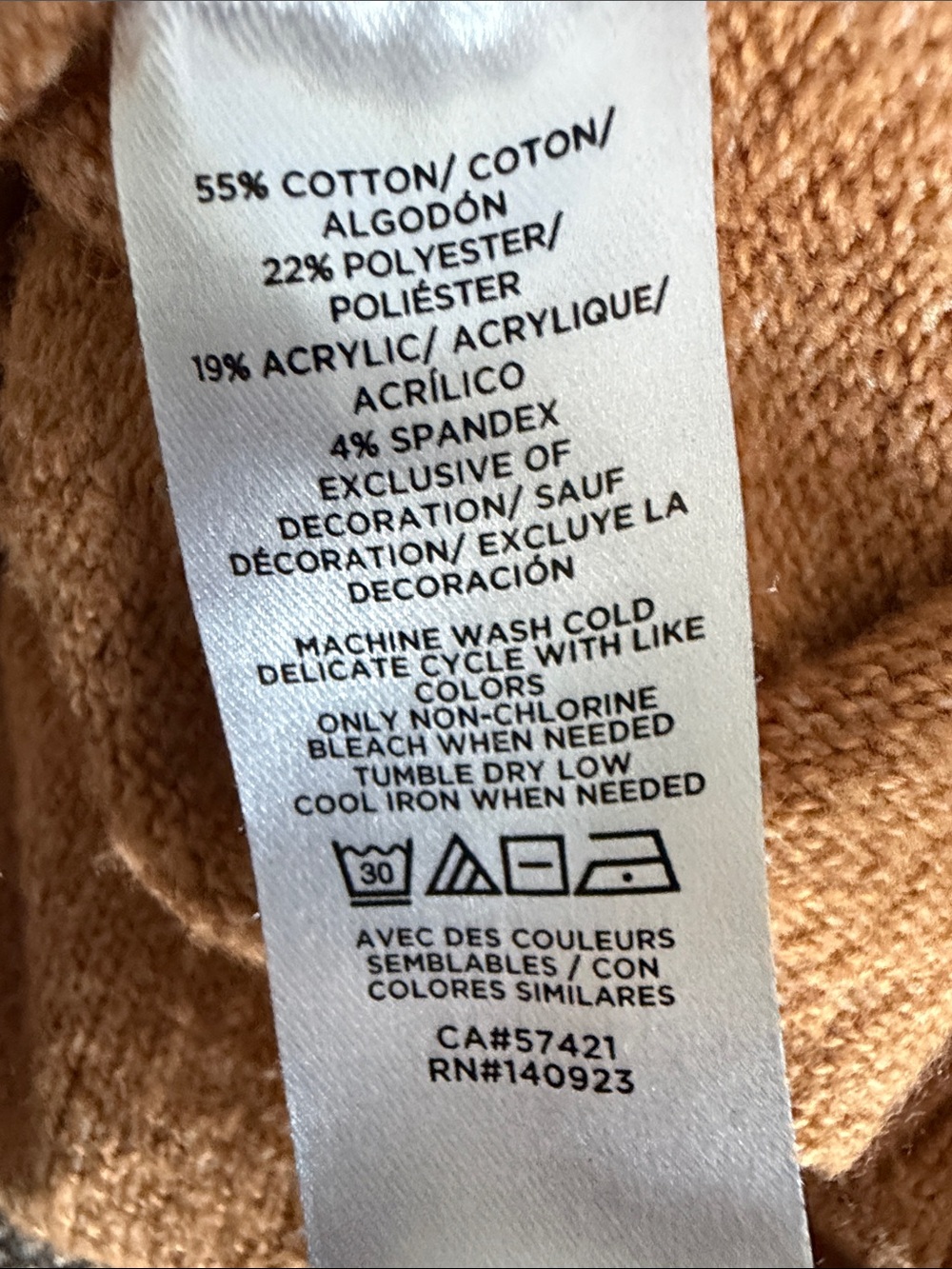 LOFT Pumpkin Spice Graphic Crewneck Sweater Fall Cozy Small - Picture 10 of 10